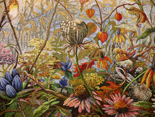 Glass Mosaic Scene - Mosaic Garden Art