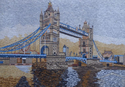 Mosaic Tile Wall Art - London Bridge