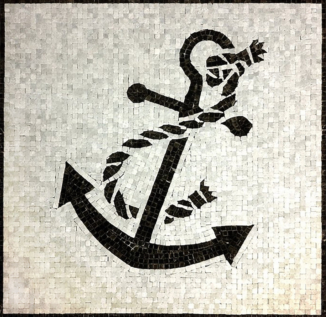 Anchor Mosaic Tile - Mosaic Pool Design