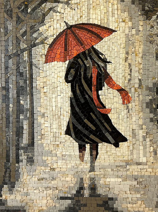Women Mosaic Art - Handmade Mosaic Design