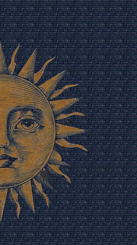 Celestial Symphony: Mosaic Sun in Vibrant Hues | Other Mosaics | iMosaicArt