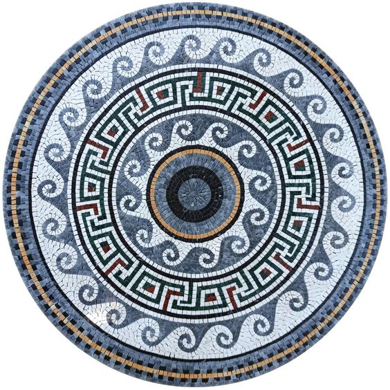 Photo inspiration: Visual Reference: Custom Made Mosaic Tiles Geometric Mosaic Art I Imosaicart