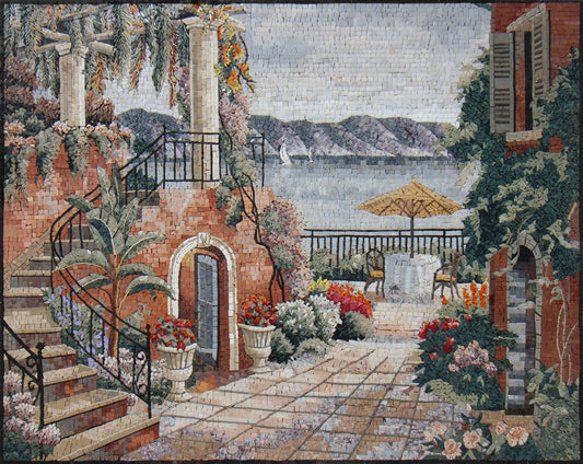 Window to a World of Tesserae: A Mosaic Village Glimpse