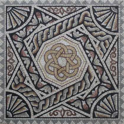 Handcrafted Geometric Mosaic Art: The Beauty of Craftsmanship