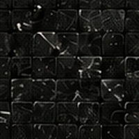 Nero Marquina mosaic swatch