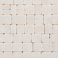 Thassos White mosaic swatch